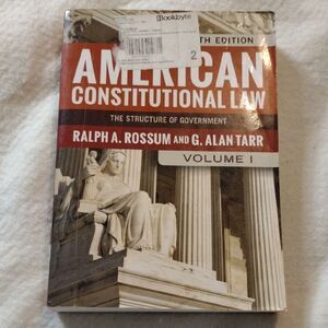 American Constitutional Law Book - Volume I: The Structure of Government